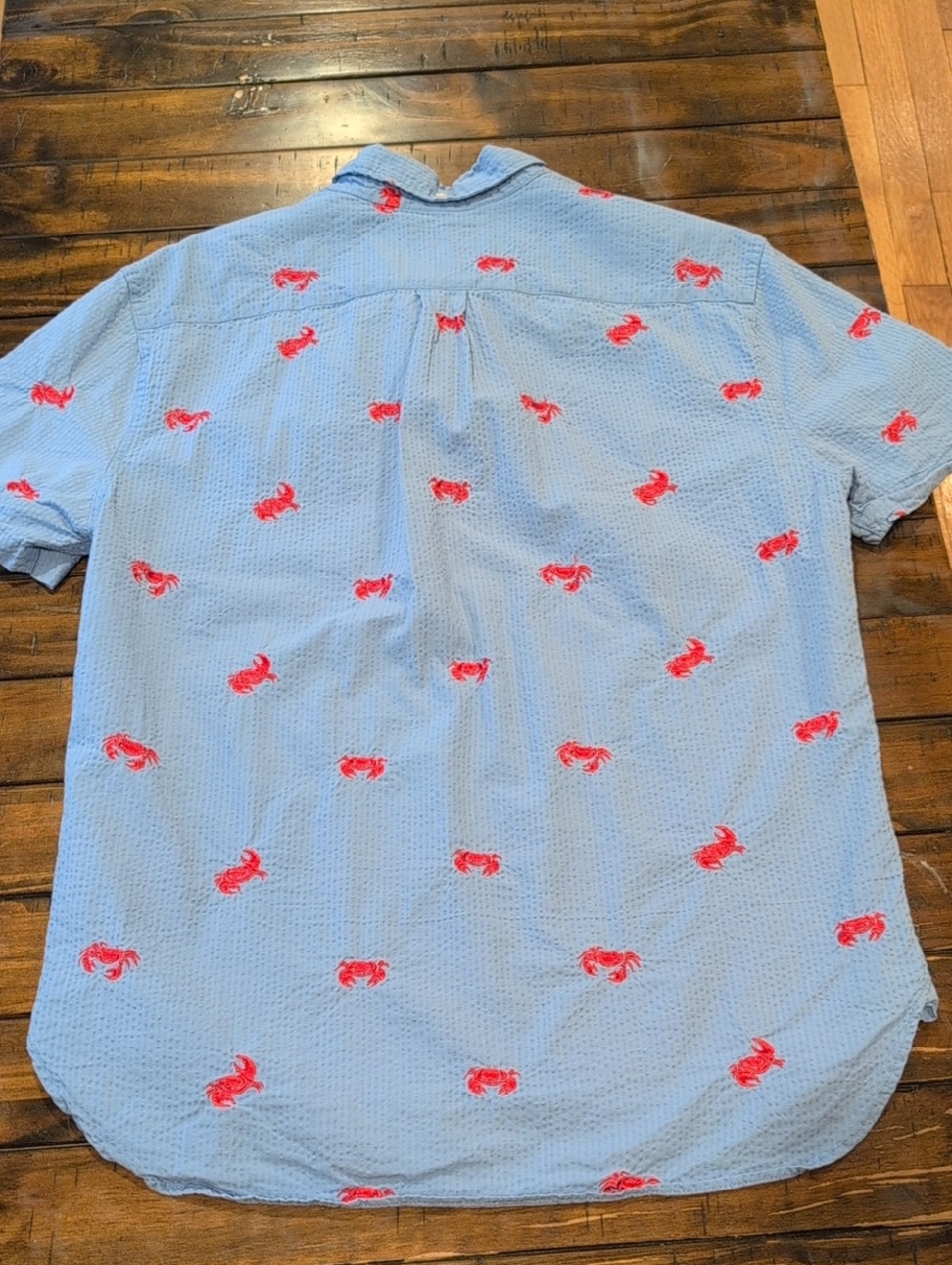 Chubbies The Nutter Seersucker Crab Popover Short Sleeve - Picture 6 of 7